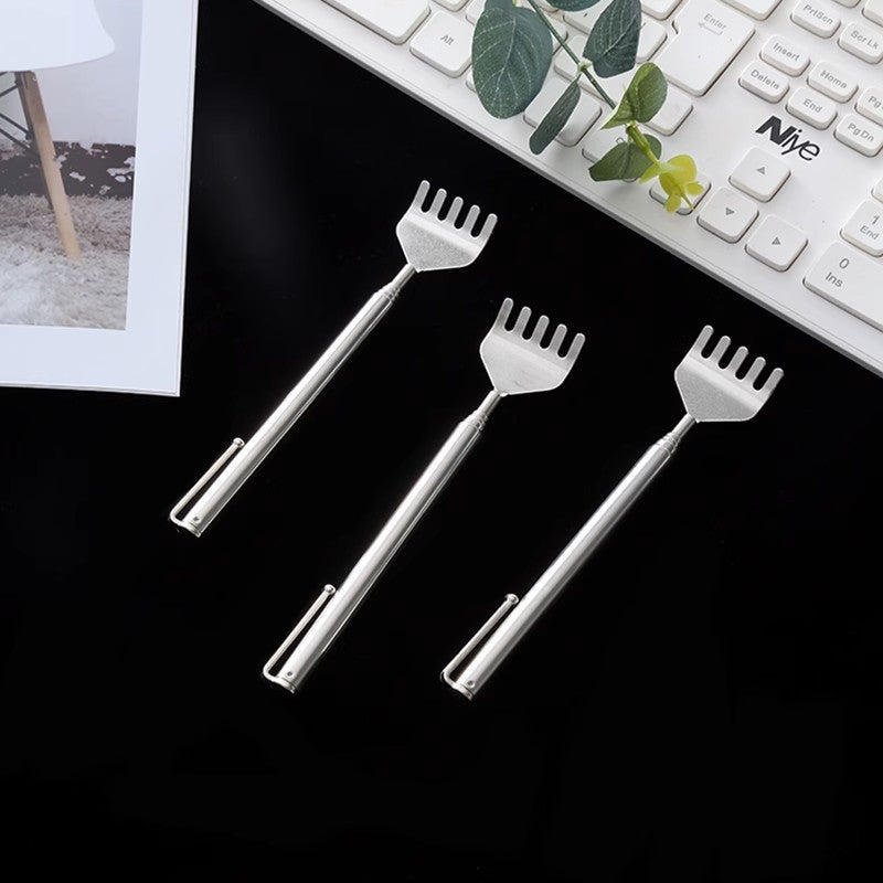 Retractable Back Scratcher with Pen Clip - Full-Body Massage Tool
