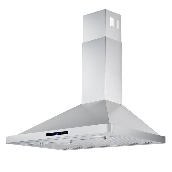30/36 Inch Stainless Steel Wall Mount Range Hood 700CFM Touch Control Stove Vent
