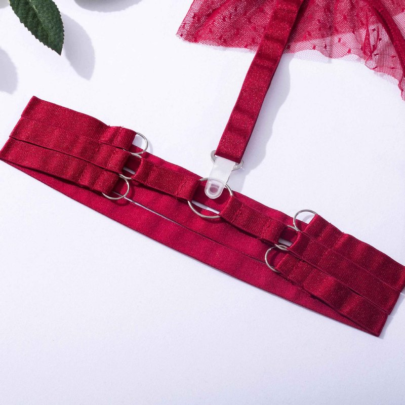 Lace Mesh Strap Garter Body-Shaping Corsets for Women