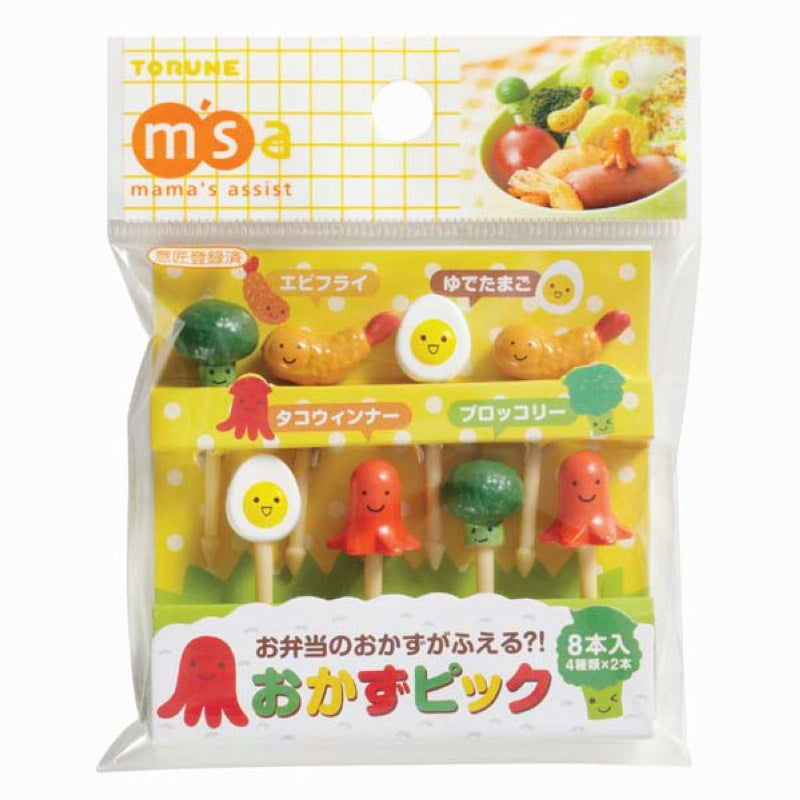 Children's Fruit-Shaped Bento Fork Set - Cute Animal & Character Styles