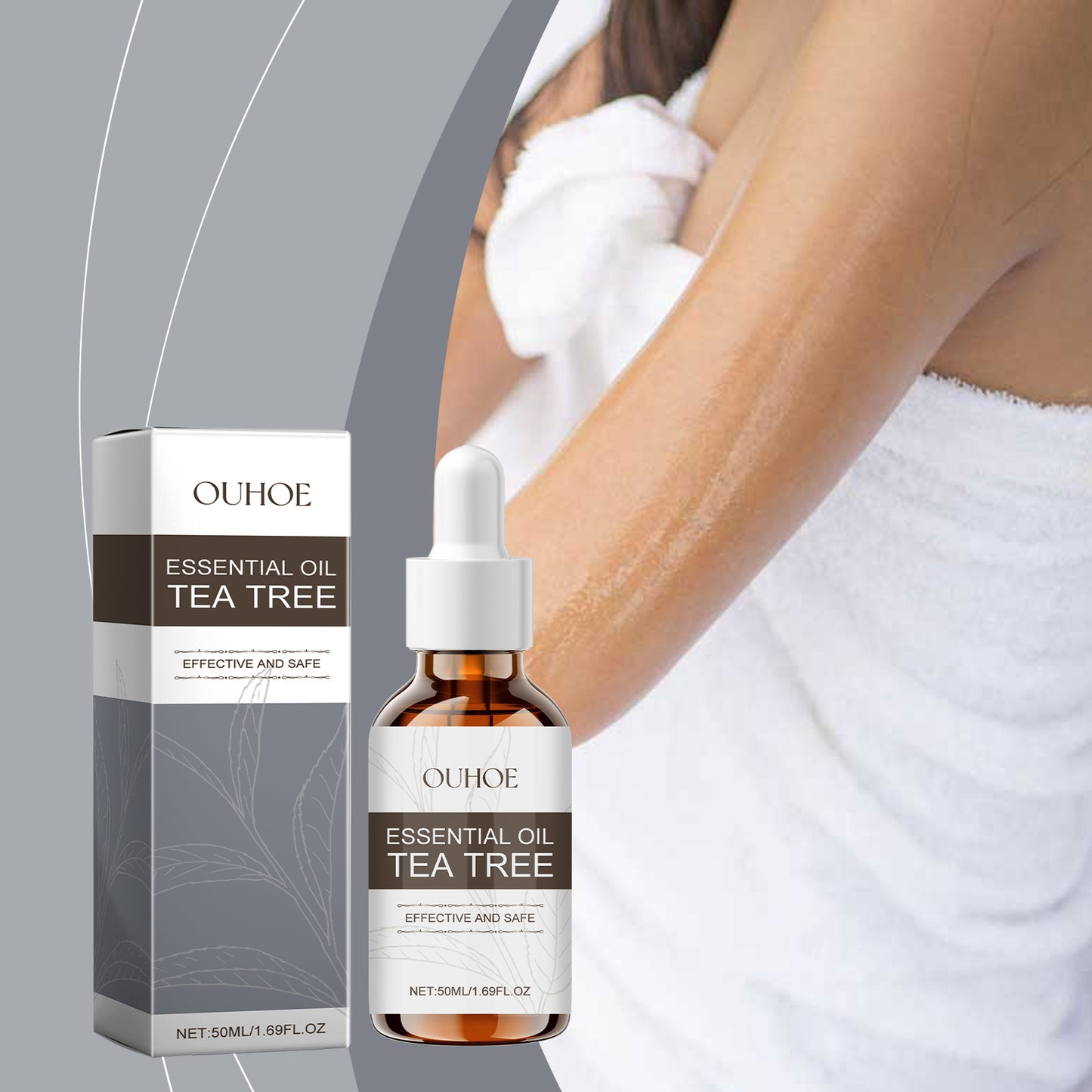 Tea Tree Essential Oil Blend with Olive Oil & Shea Butter - 50ml