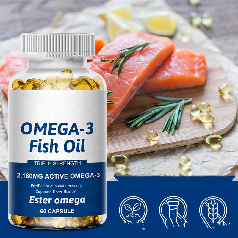 Fish Oil Softgels - 120 Capsules