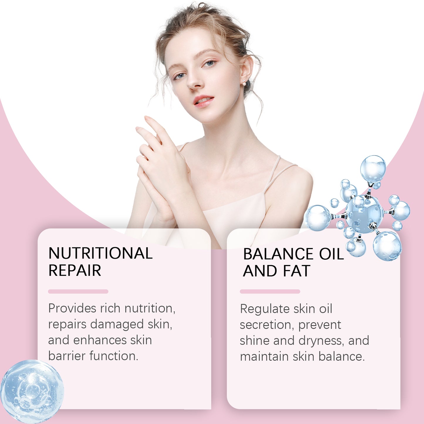 5-in-1 Moisturizing Facial Serum - Firming, Repairing & Hydrating Skin Care