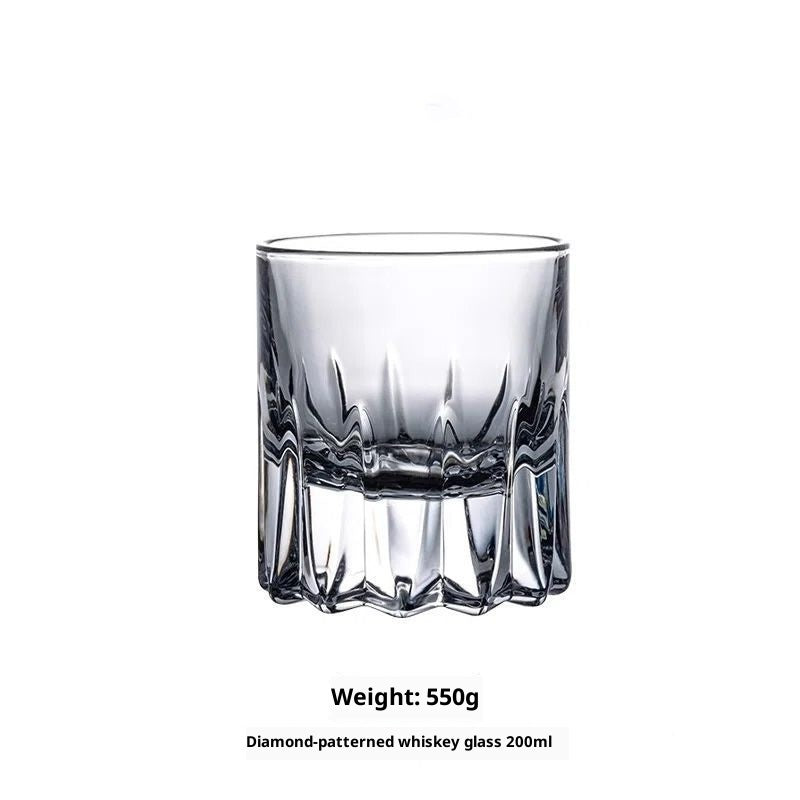 Elegant Crystal Wine Glass Set - Multiple Styles & Sizes