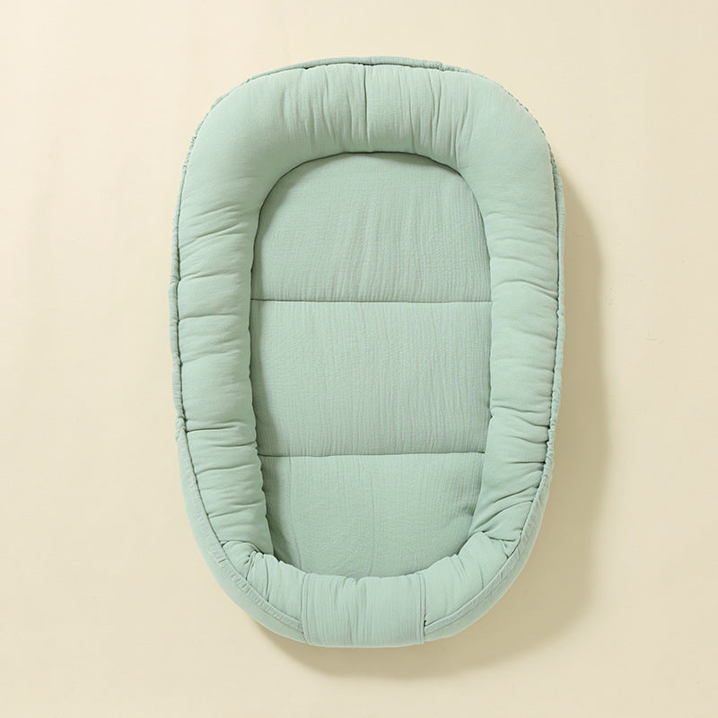 Newborn Baby Bed in Uterine Shape with Anti-Startle Design - Cotton, Multiple Colors