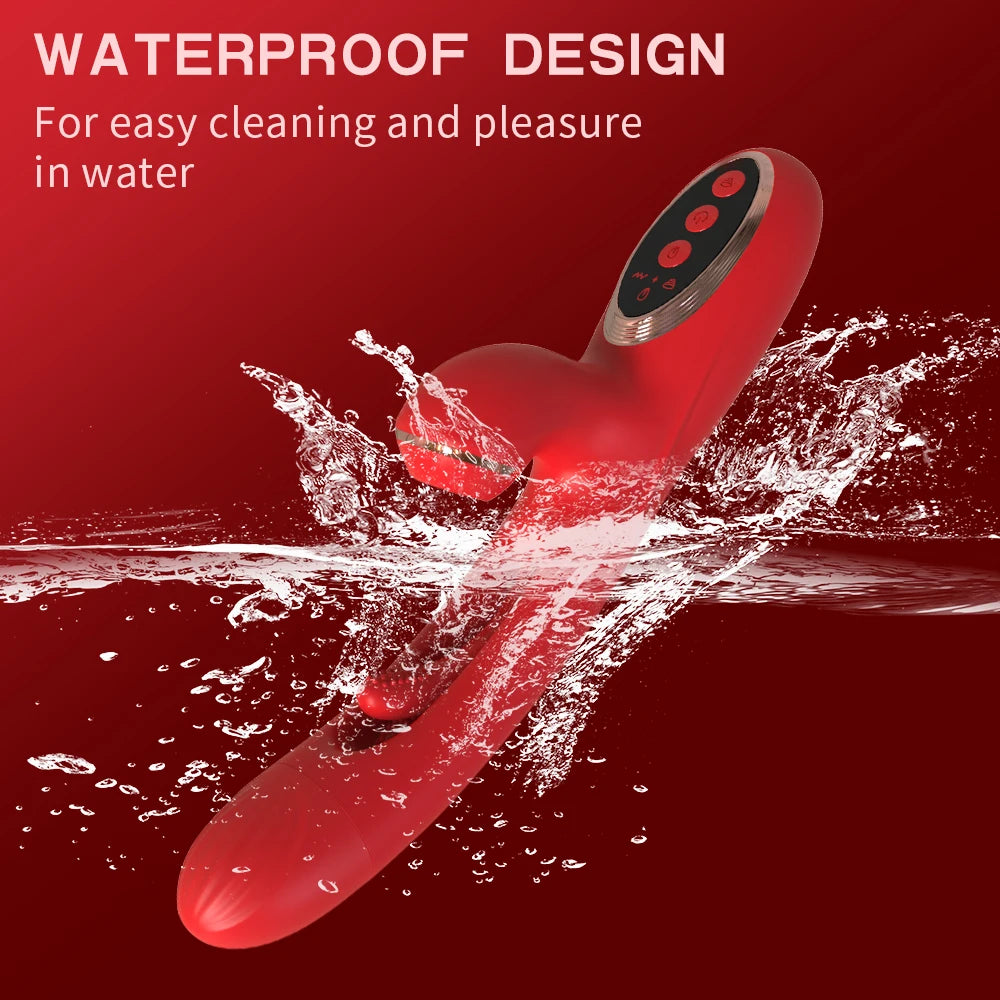 Silicone Female Intimate Toy with Touch Response & USB Charging