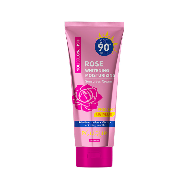 Rose Sunscreen SPF 60ml - Hydrating Facial Sun Protection