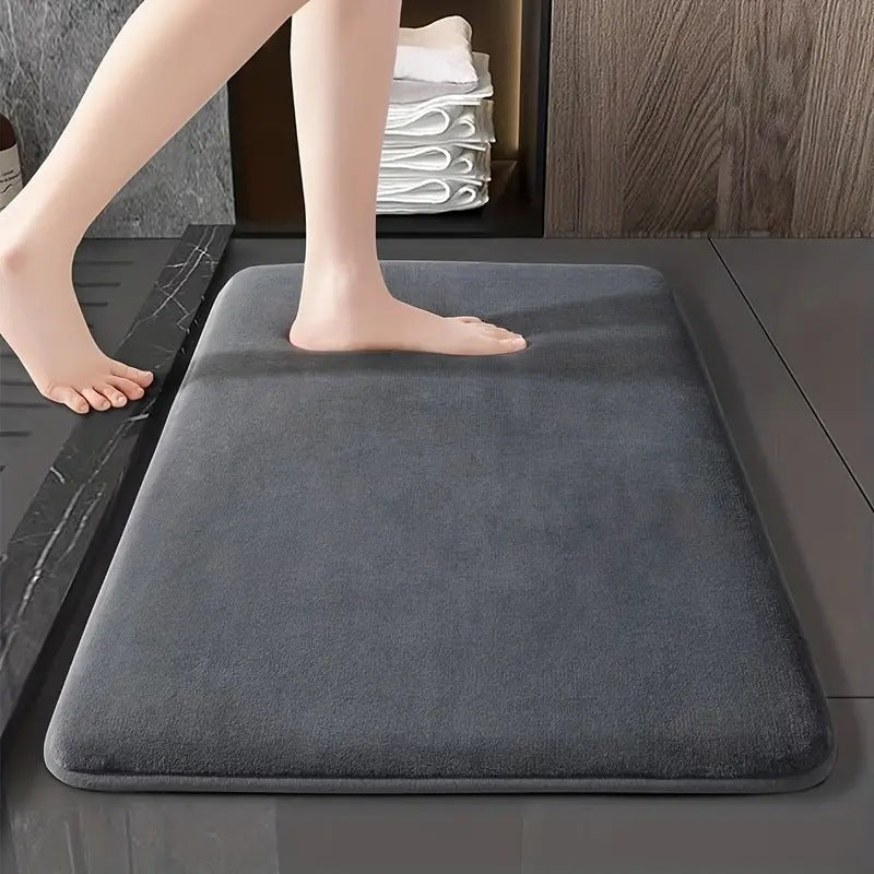 Non-slip Water-Absorbing Bathroom Floor Mat - Quick-Drying Door Rug