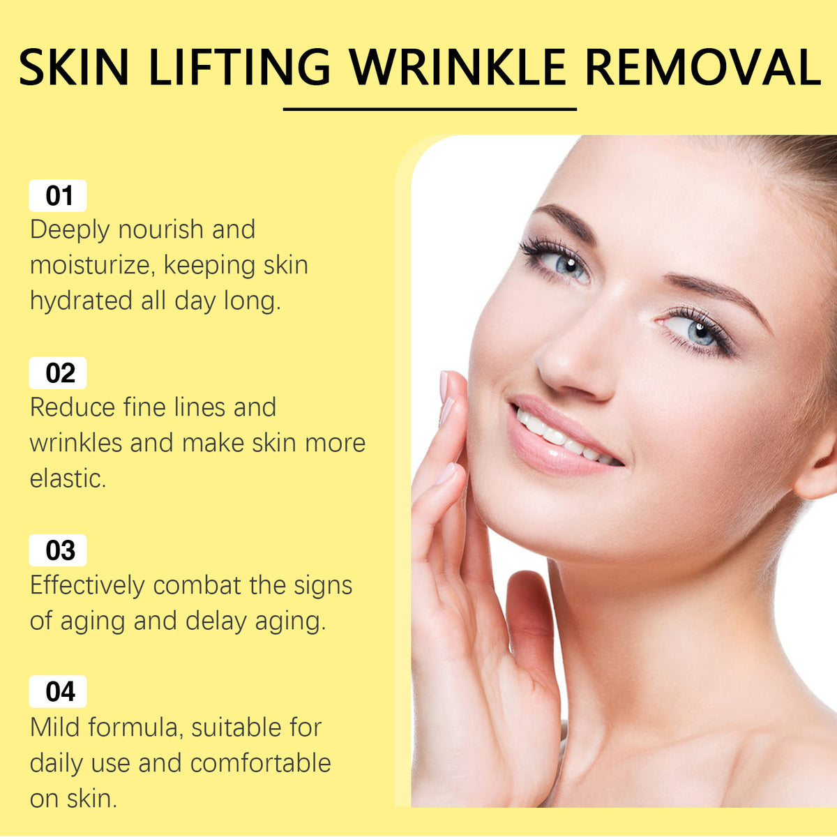 Facial Firming Oil Hydrating Moisturizer with Hyaluronic Acid - 60ml