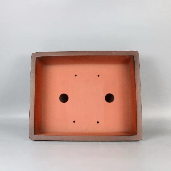 Purple Sand Bonsai Flower Pot - Traditional Chinese Style, 40x32.5x11.5cm