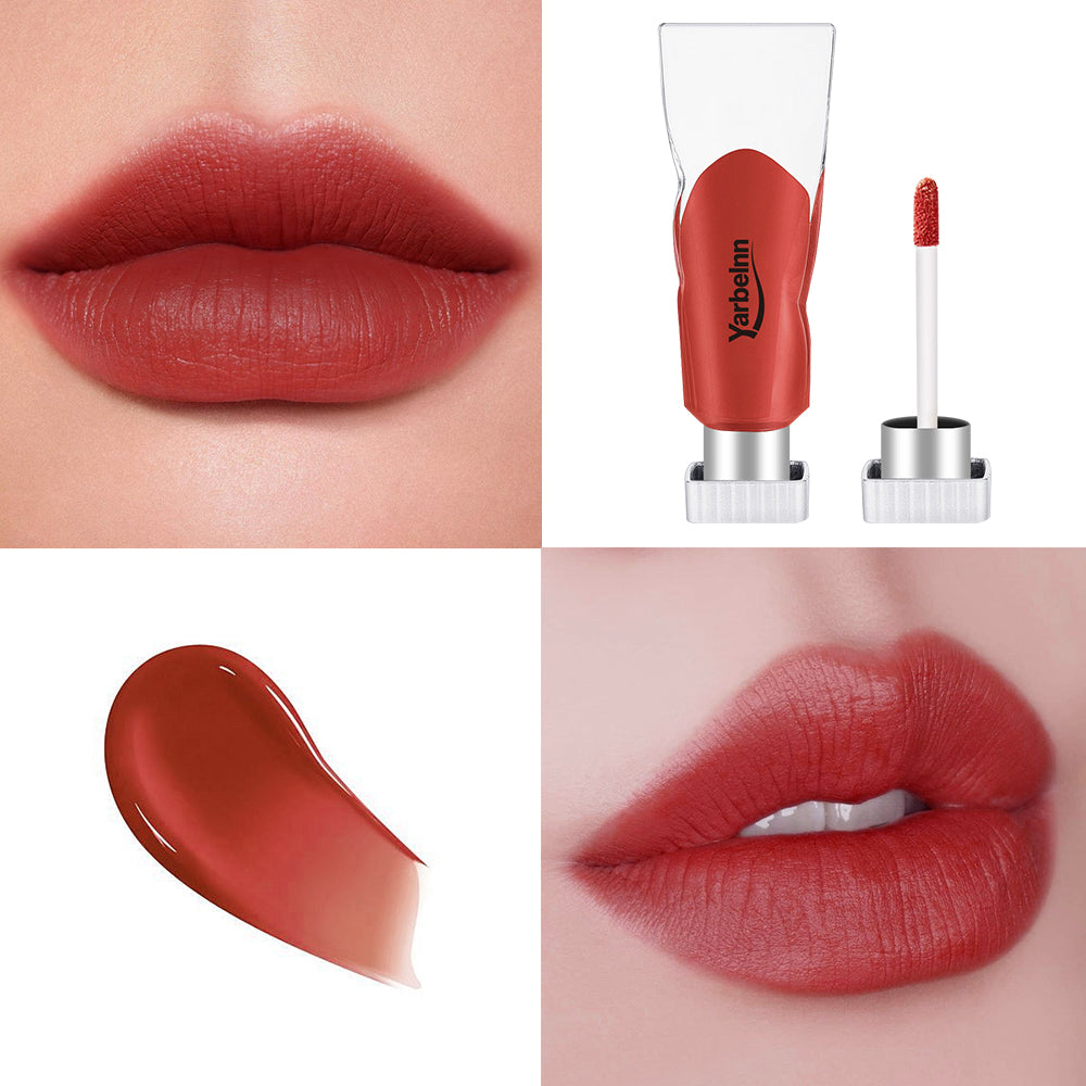 Velvet Mist Matte Ice Cube Lip Tint - Brightening, Long-Lasting Lip Gloss, 3ml