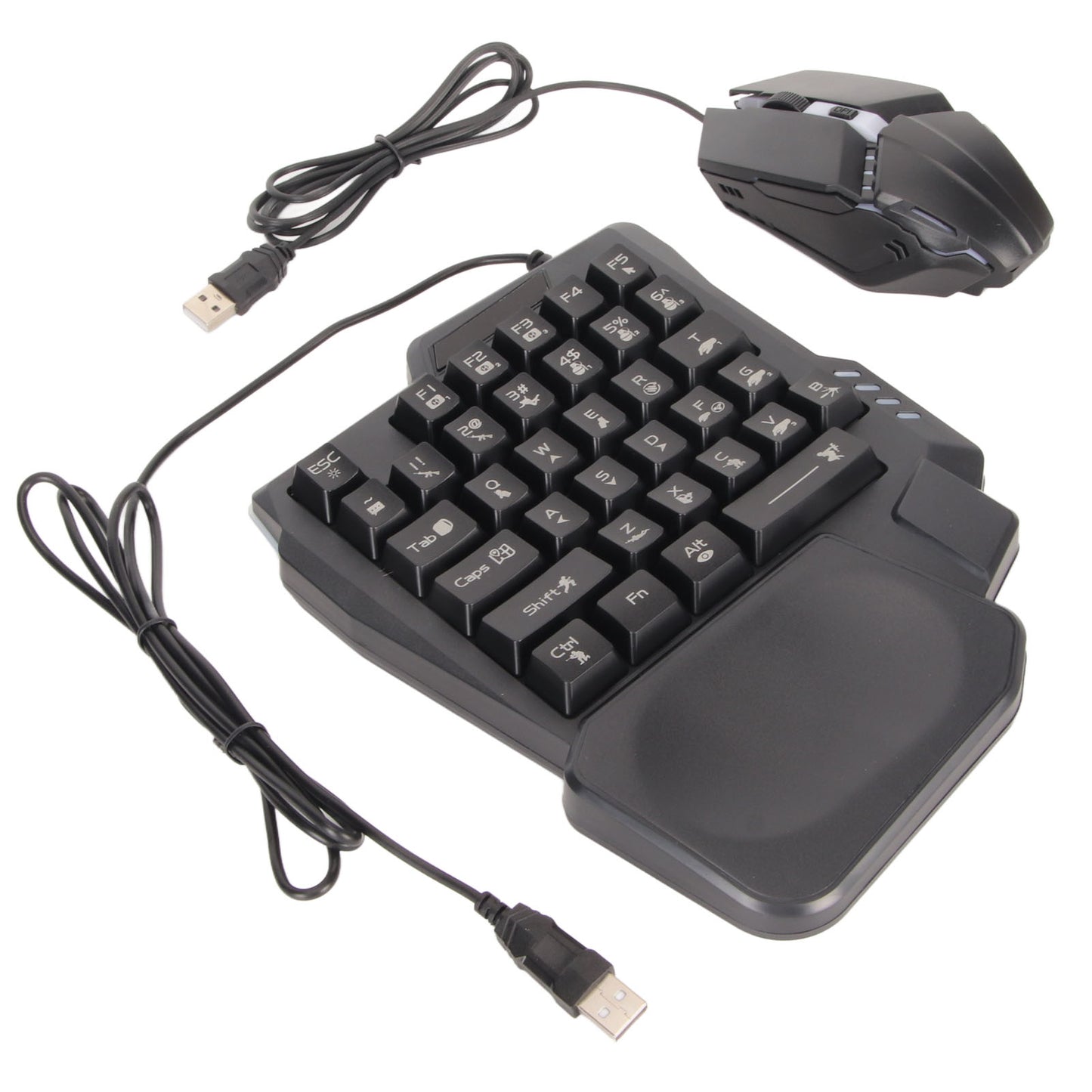 RGB Gaming Keyboard and Mouse Combo for Mobile Gaming