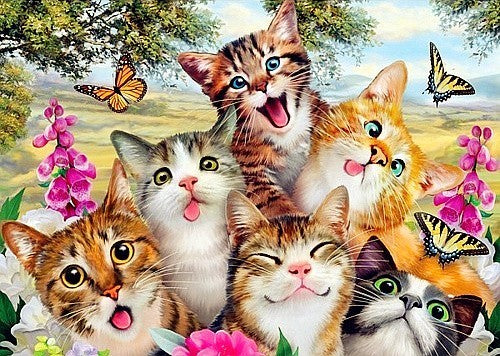 Diamond Painting Kit for Home Decor - Animal Rhinestone Art, Multiple Sizes & Styles