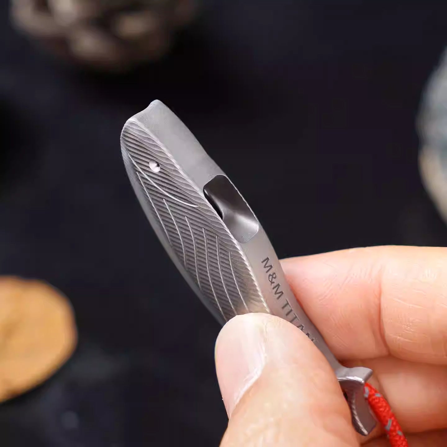Titanium Emergency Whistle for Camping Hiking Outdoor Survival