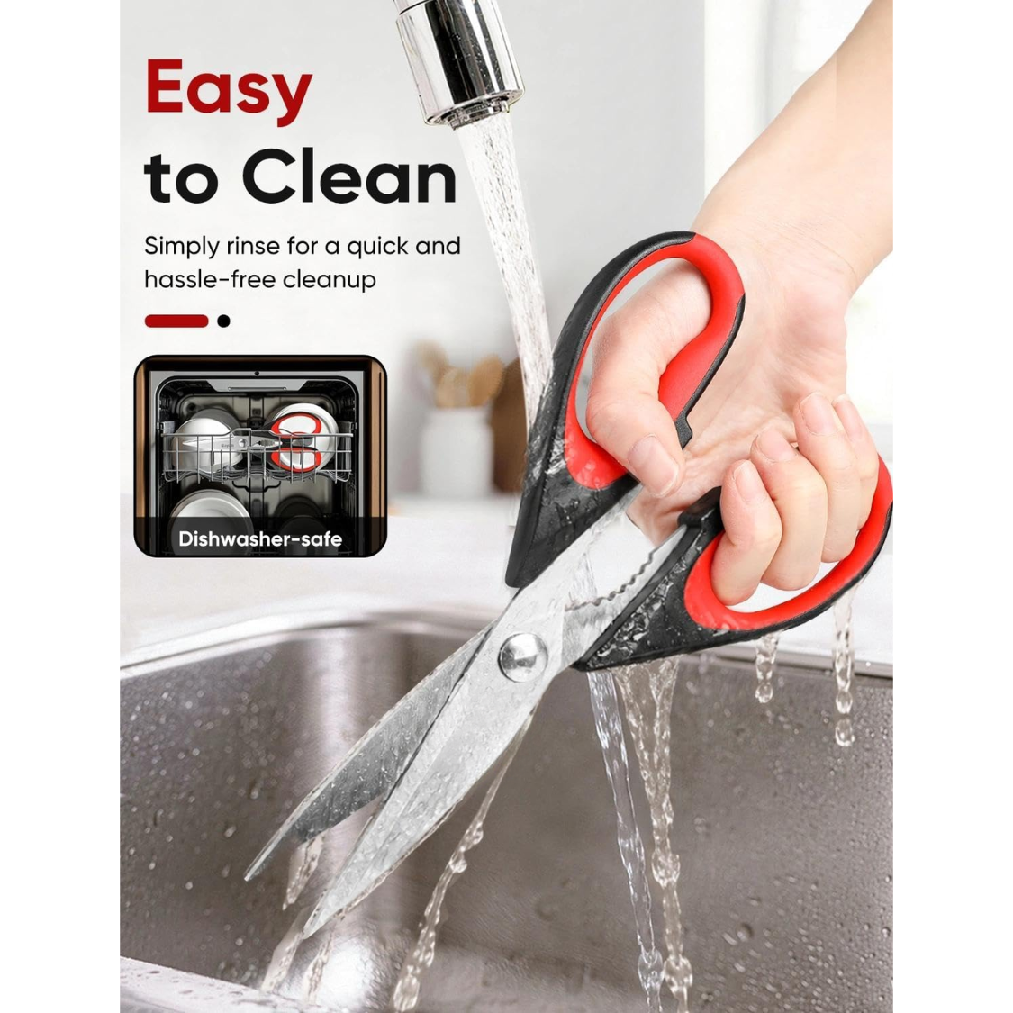 Heavy Duty Kitchen Scissors - All Purpose 8.66" Shears