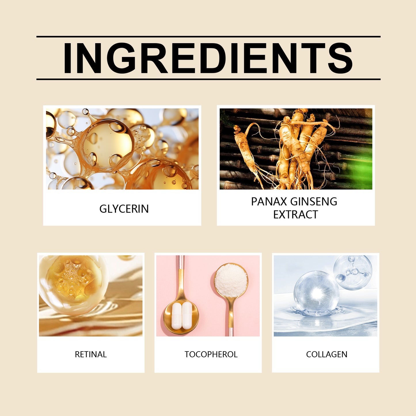 Firming Facial Essence with Collagen and Vitamin C - 30ml Hydrating Serum