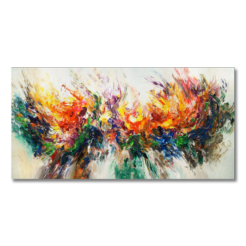 Custom Inkjet Canvas Painting with Framed Triptych Wall Art