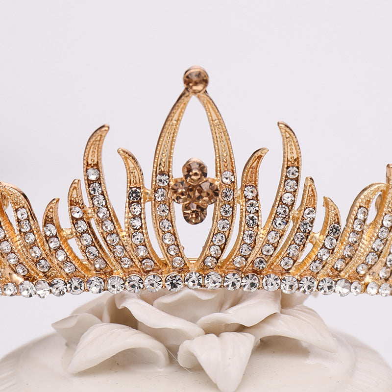 Children's Crown Headband - Diamond-Encrusted Hair Accessory