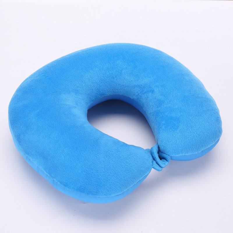 Multifunctional Foam Particles Memory Pillow - U-Shaped Neck Support