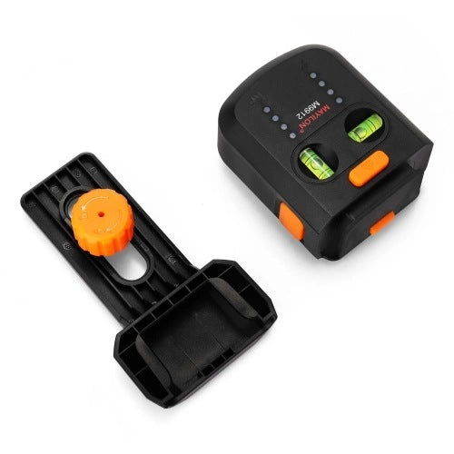 Two-in-One Electric Drilling Dust Collector Laser Level Meter - Black