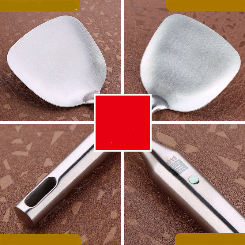 Stainless Steel Wok Spatula Thickened Frying Spatula Kitchen Tool