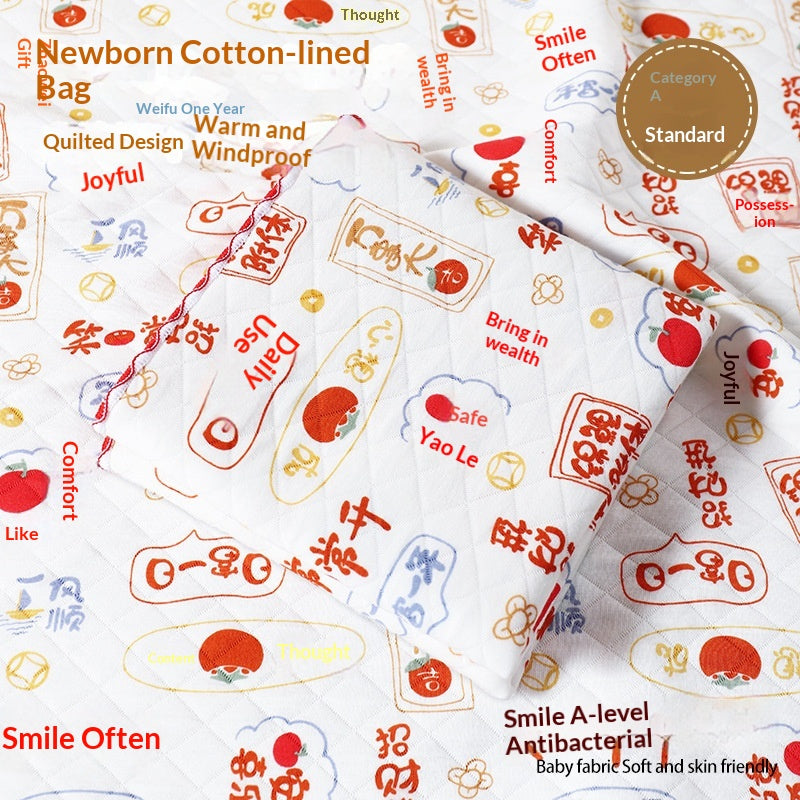 Baby Swaddle Blanket 85x85cm Cotton Newborn Bedding with Animal Prints