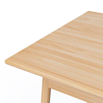 Bamboo Computer Desk - Modern Writing Desk for Home Office