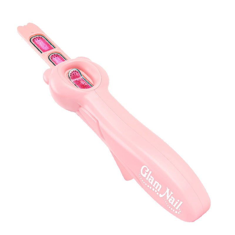 Kids Manicure Machine Nail Art Kit - Pink