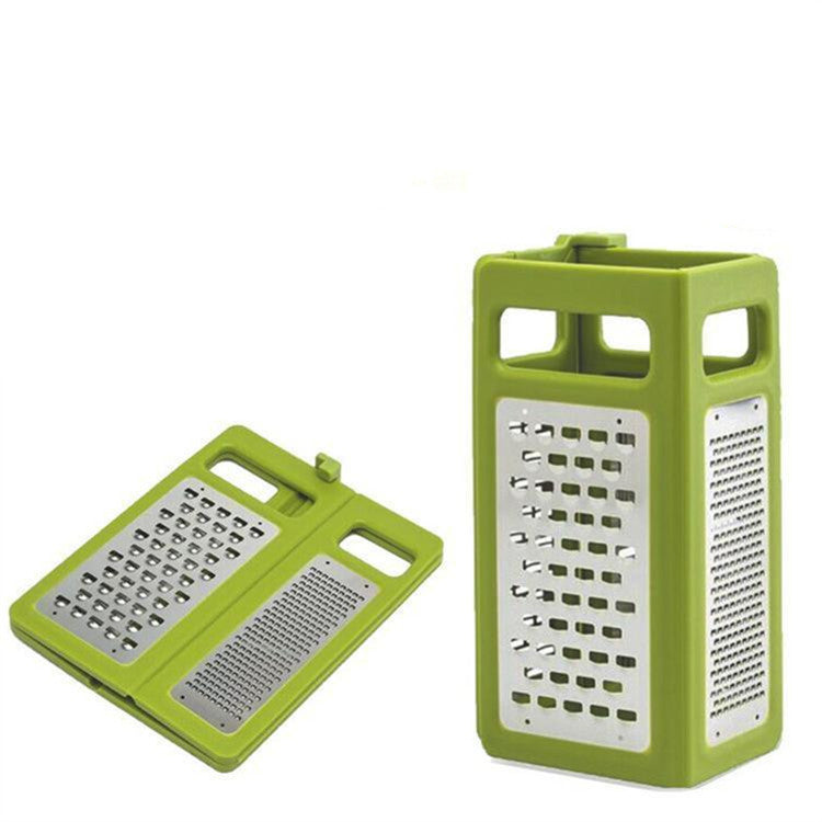 Foldable Cheese Grater with Stainless Steel Blades - Multi-Function Kitchen Slicer
