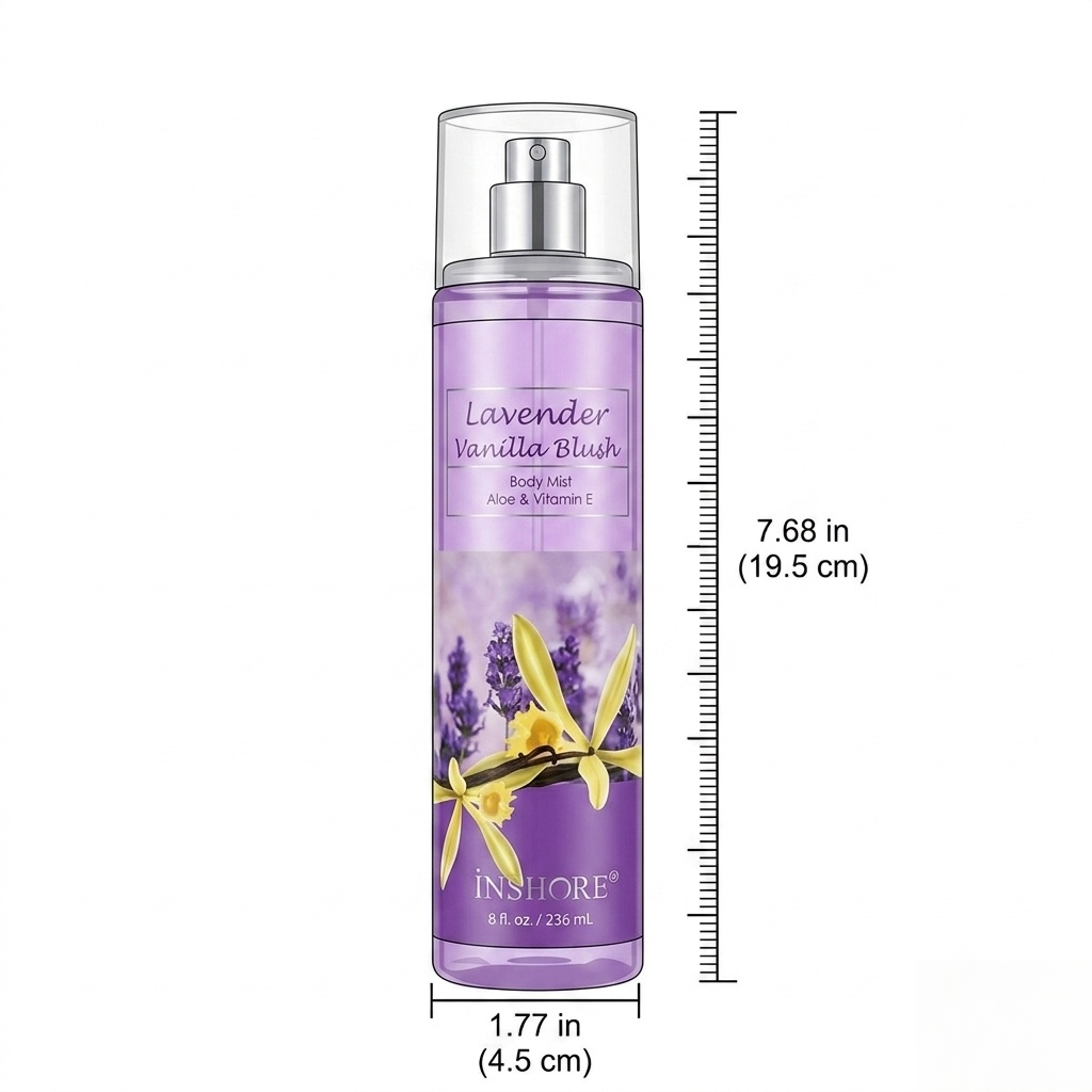 Fragrance Body Mist - 8 Fl. Oz. Hydrating Scented Spray with Aloe & Vitamin E
