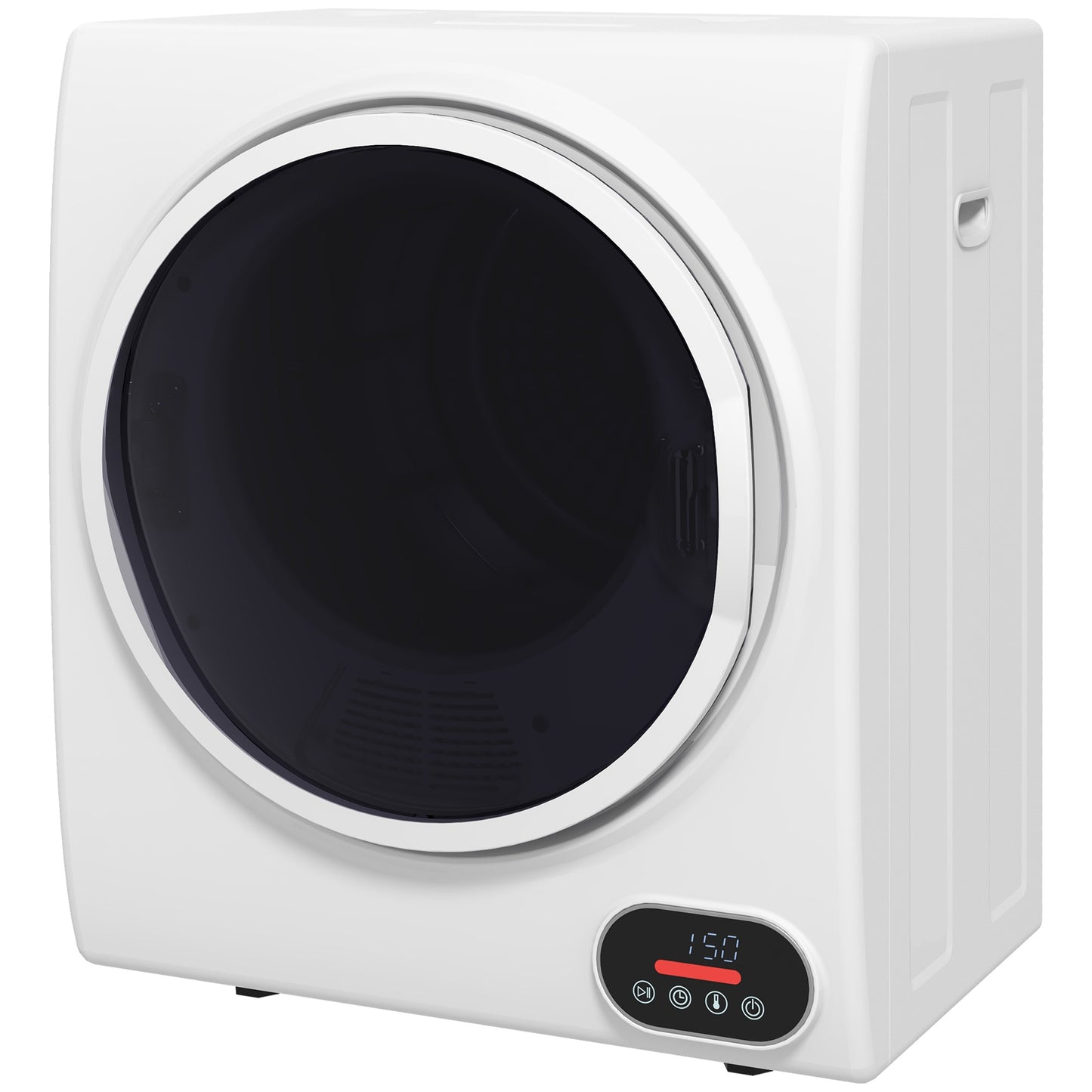 Portable Clothes Dryer 1.5 cu.ft Compact Laundry Dryer for Apartments Dorms RVs - White