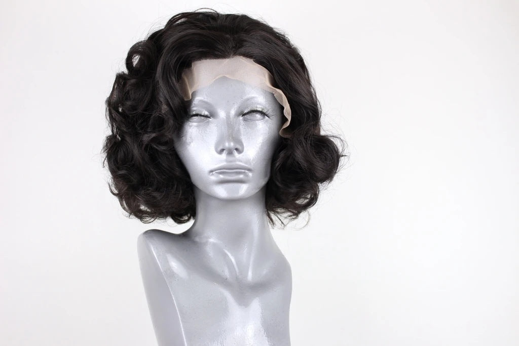 Long Curly Synthetic Wig with Fluffy Big Wave Style for Ladies
