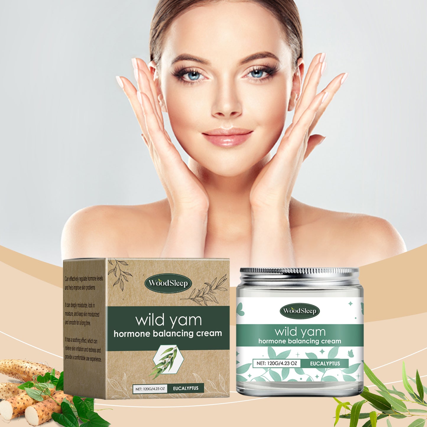 Body Balance Moisturizing Cream - Firming Skin Care with Eucalyptus Extract