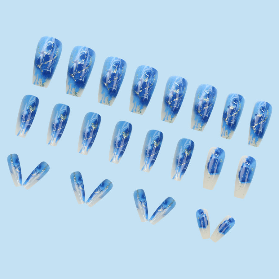 Nail Water Decal Stickers 24 Pcs Cute Flower & Love Designs with Glue