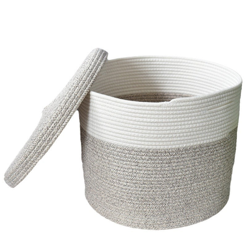 Foldable Weaved Laundry Basket with Handles - Multiple Styles & Sizes