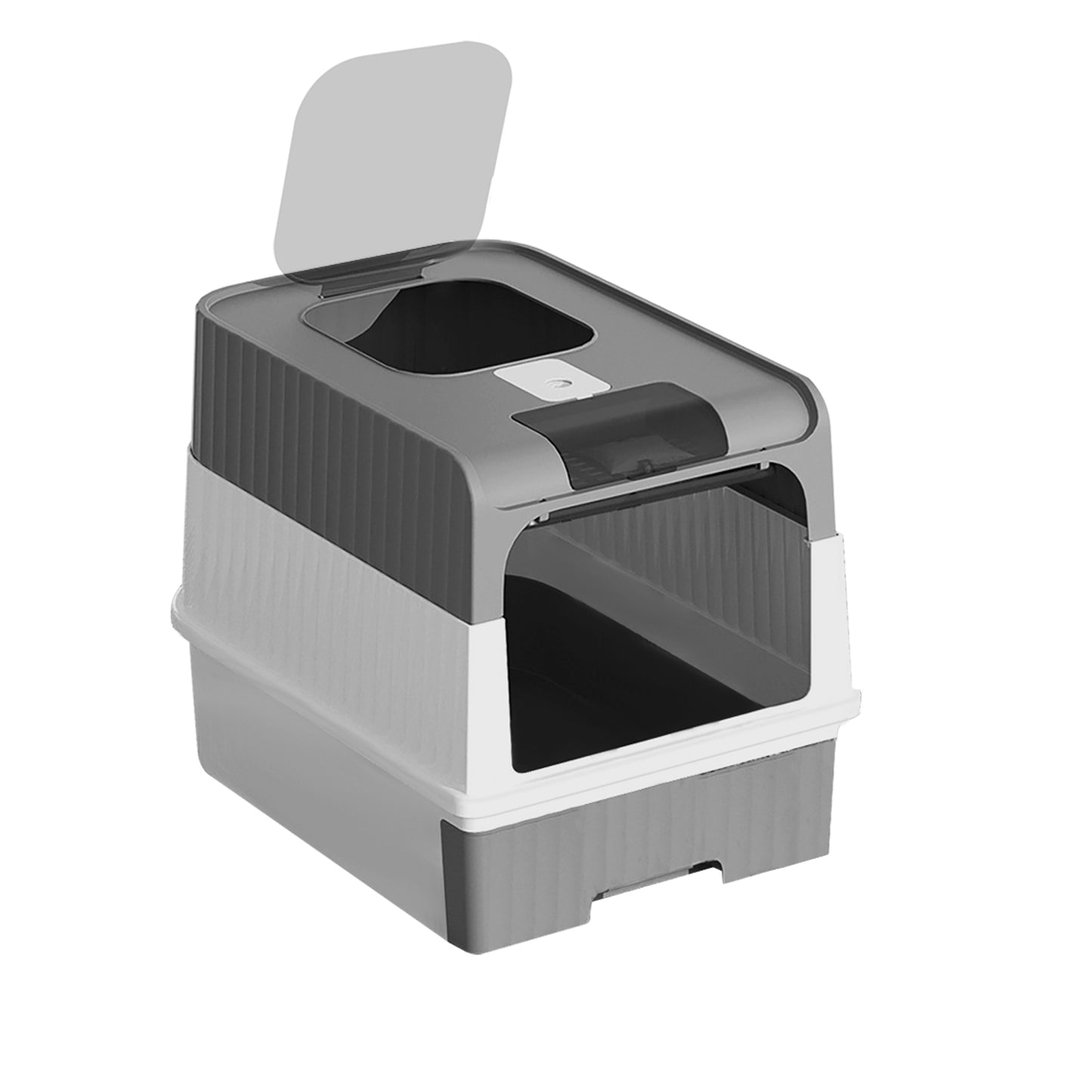 Self Pickup Cat Litter Box with Magic Cube Design - Multiple Colors Available