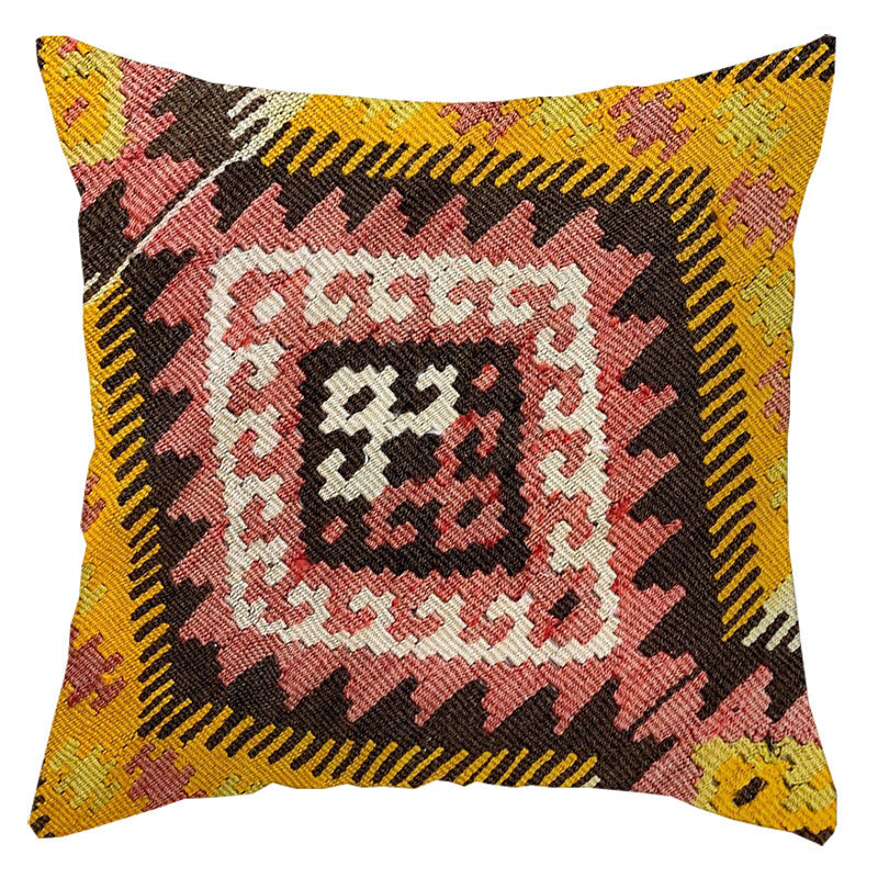Minimalist Bohemian Cushion Cover - Polyester Pillowcase for Home Decor