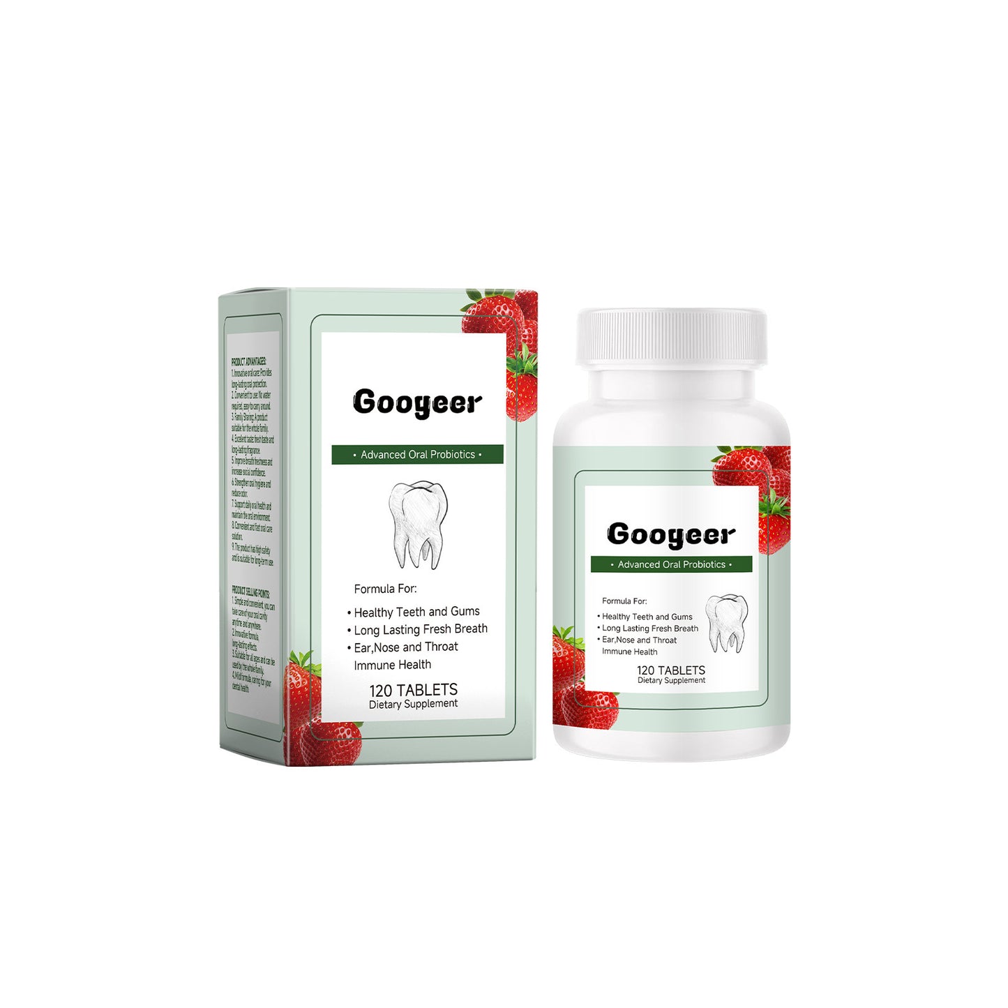 Probiotic Body Care Supplement Tablets - Gentle All-Around Health Support