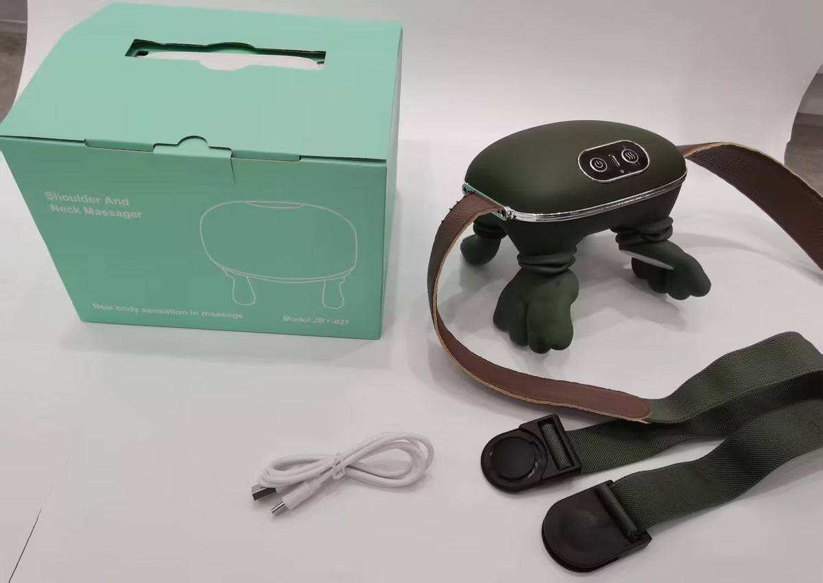 Electric Neck And Shoulder Muscle Massager Wireless Back Kneading
