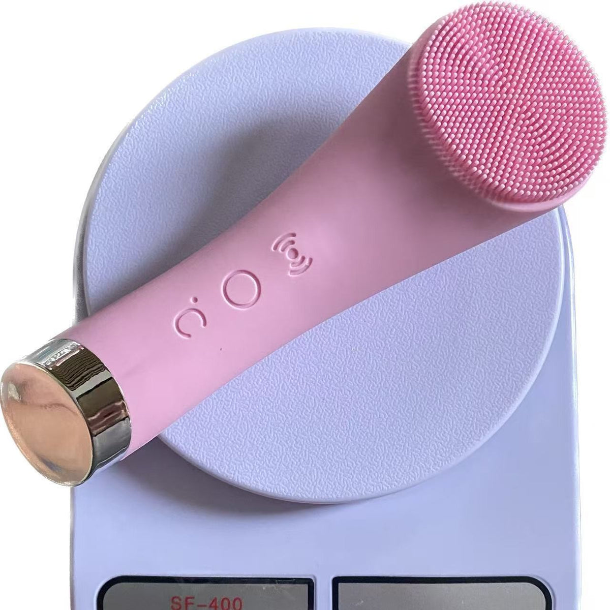 Facial Cleanser Vibration Heating Device 2-in-1 Electric Silicone