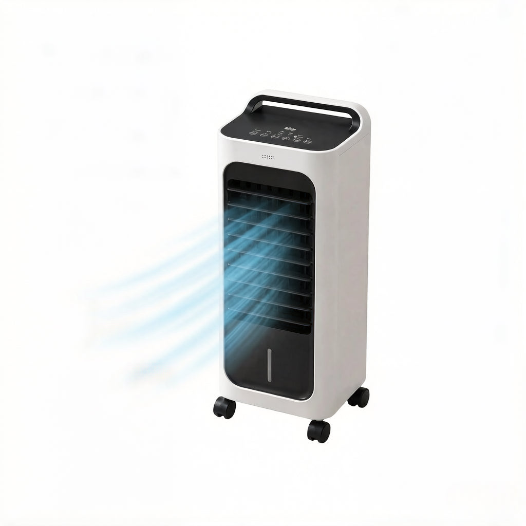 Portable Air Cooler with 3 Modes - White, Remote Control