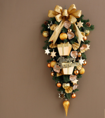 Christmas Wreath Door Wall Hanging Decoration for Festive Home Decor