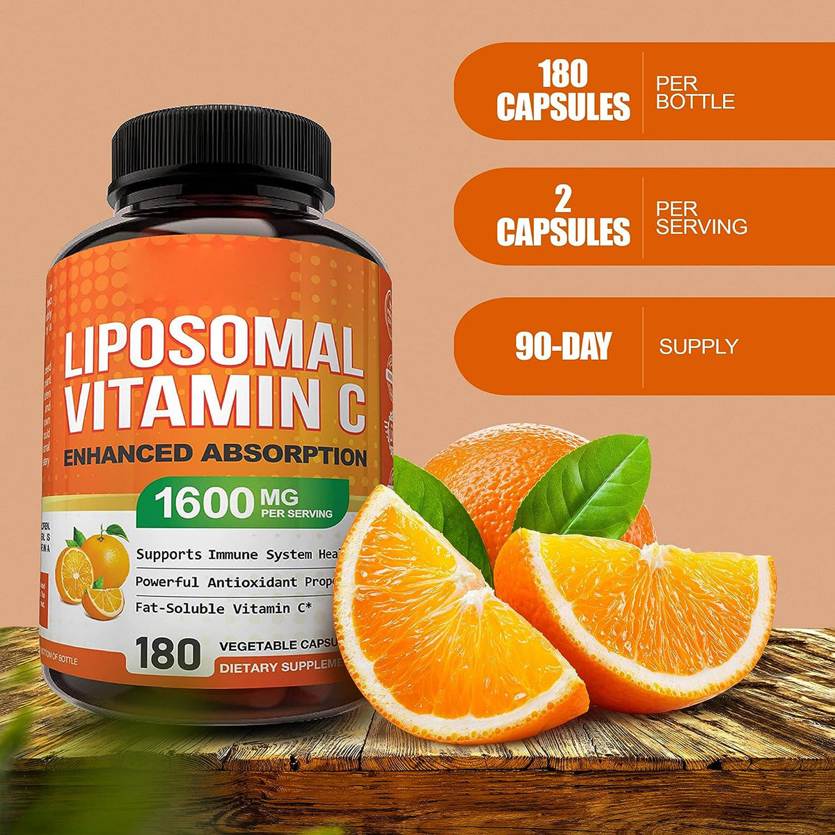 Vitamin C Capsules 180 Tablets