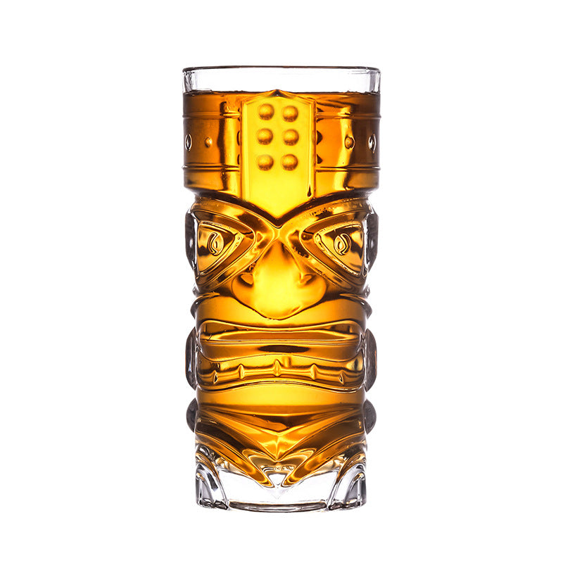 400ml Glass Cup with Modern Design for Home & Bar Use - Clear