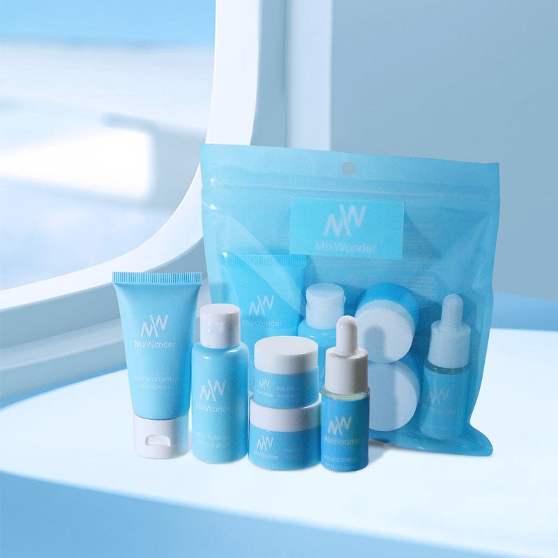Moisturizing Facial Cleansing Lotion Set for All Skin Types - Travel Pack