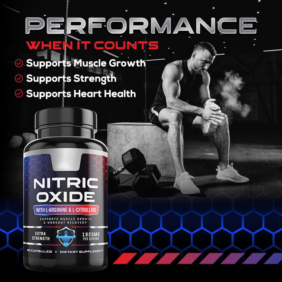 Citrulline-Arginine Capsules - 60 Count