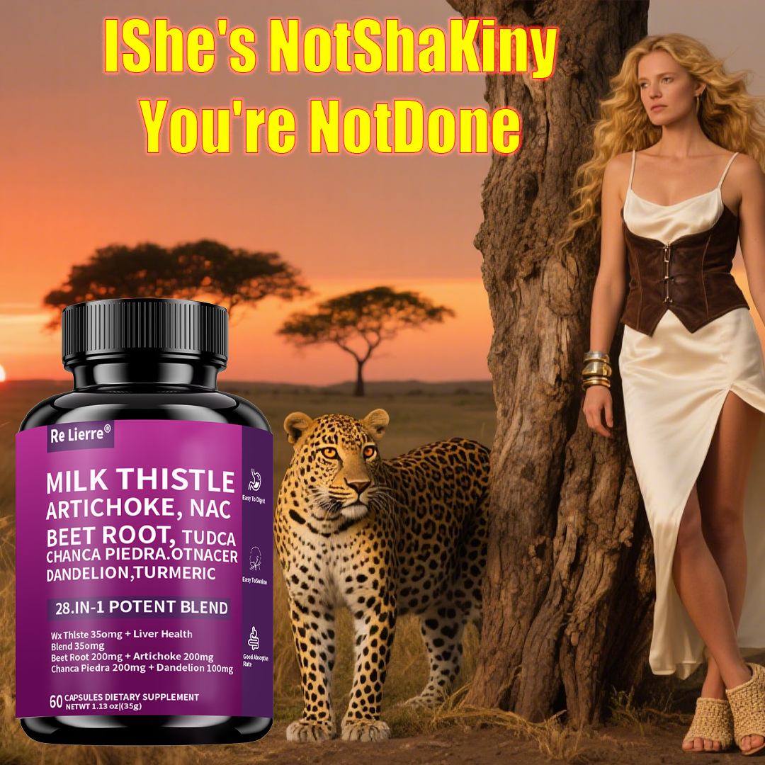 Milk Thistle & Herbal Liver Support Supplement - 60 Capsules