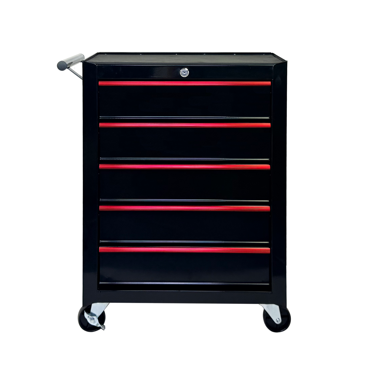 20-Inch Metal Rolling Tool Chest with 5 Drawers, Steel Storage Cabinet, Black