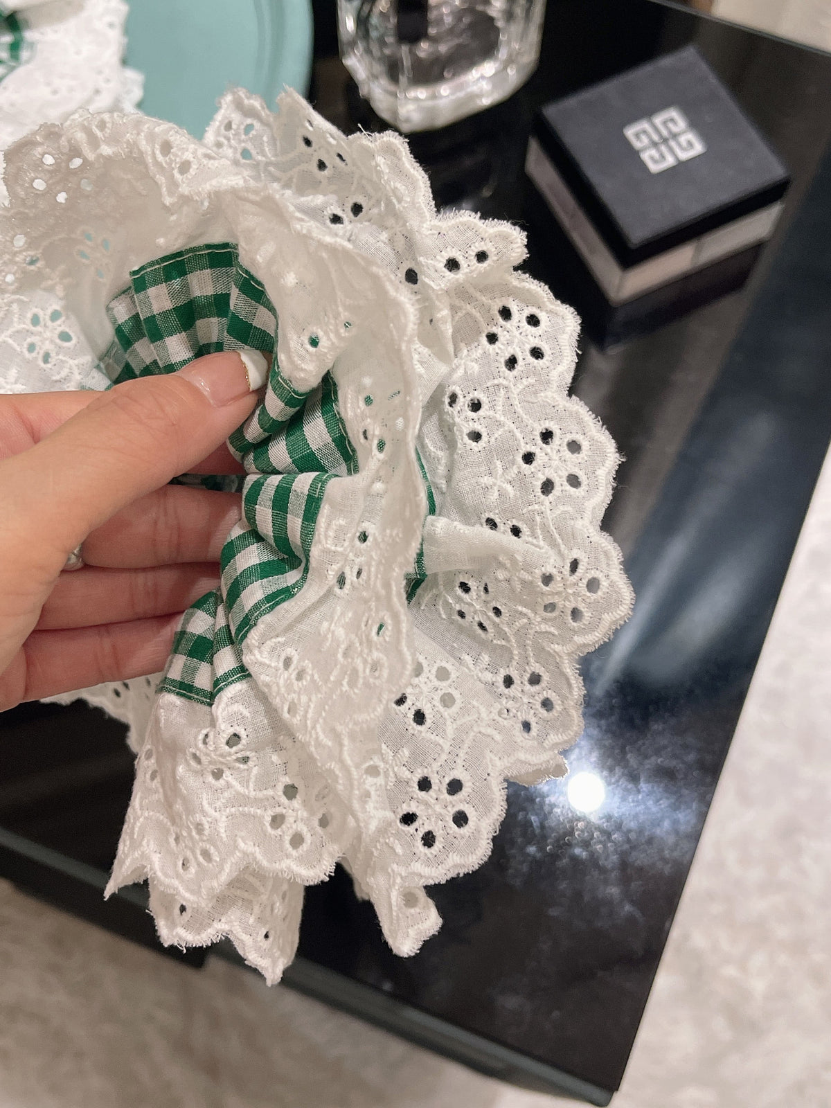 Trendy Lace Hair Ring Set - Handmade French Style Hair Accessories