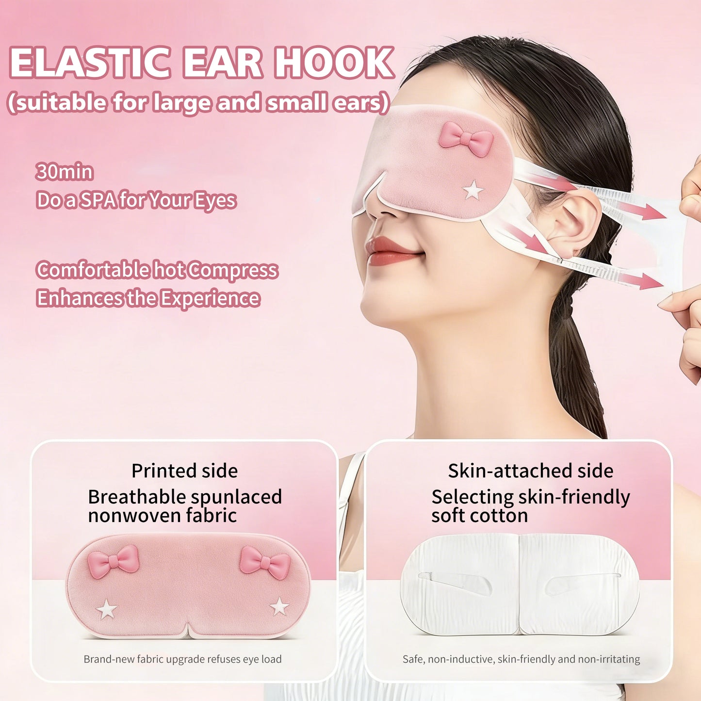 10 Pcs Heated Steam Eye Masks for Fatigue Relief & Better Sleep